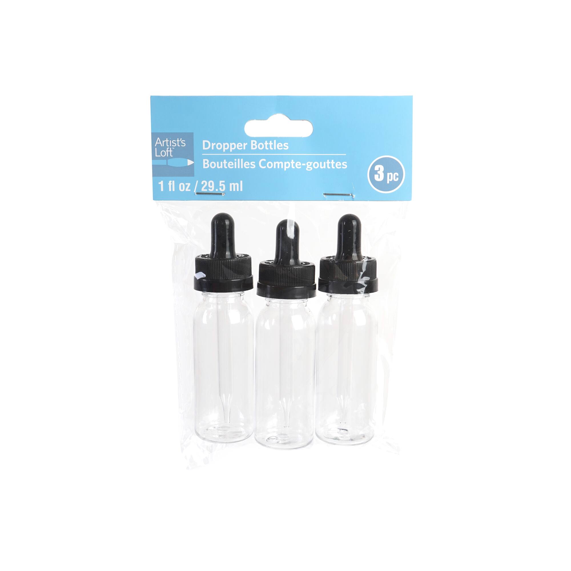 12 Packs: 3ct. (36 total) 1oz. Plastic Dropper Bottles by Artist's Loft™